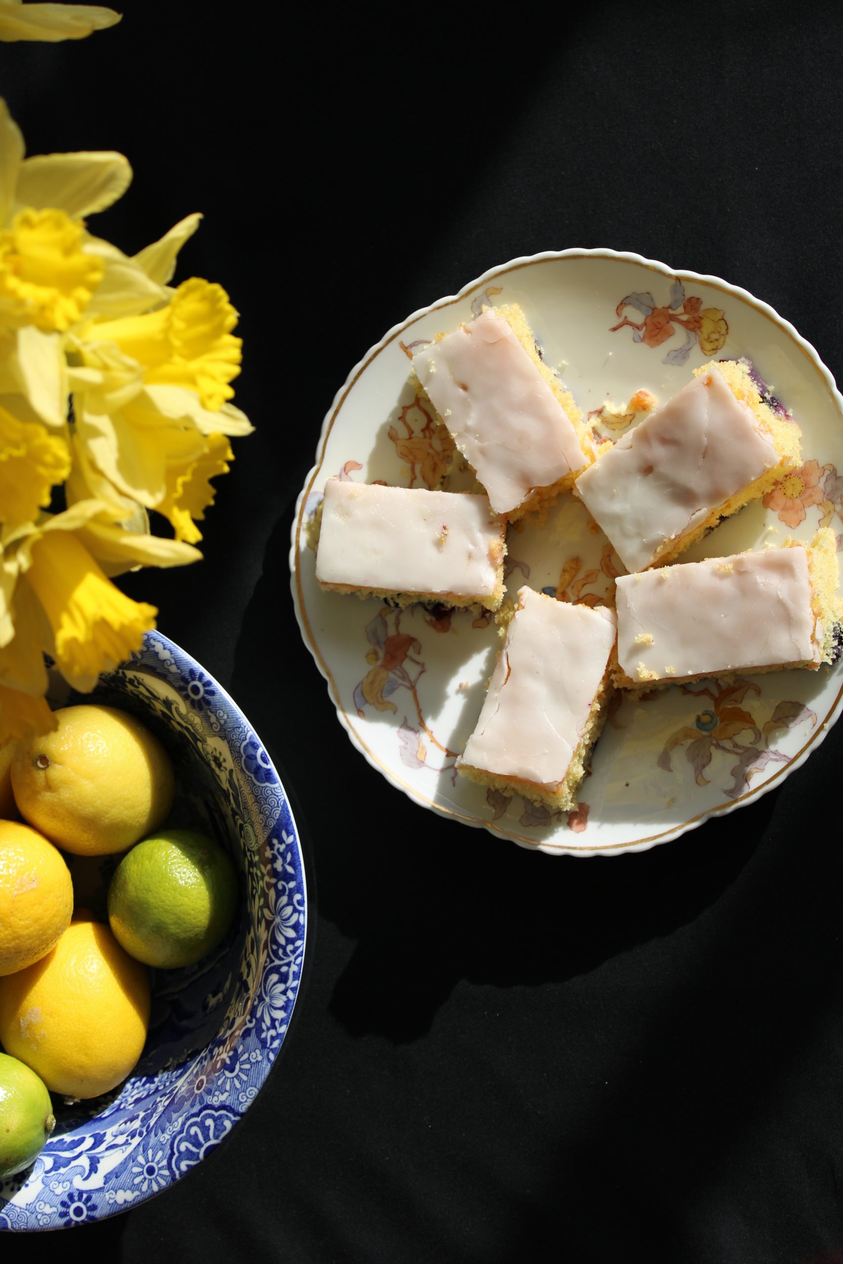 Lemon and Blueberry Traybake - Castlewood House Dingle