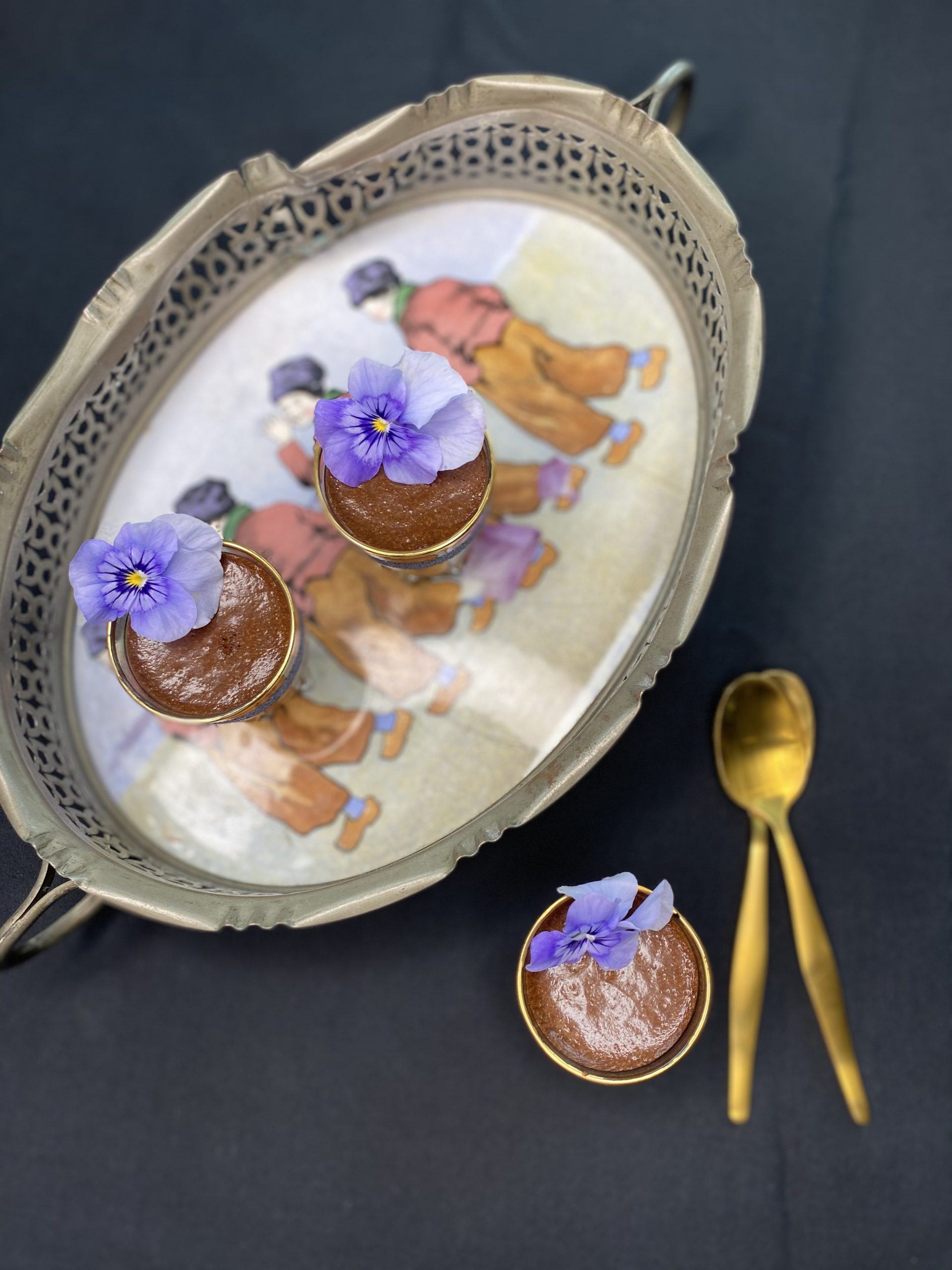 Chocolate, Orange and Cardamom Mousse Cups - Castlewood House Dingle