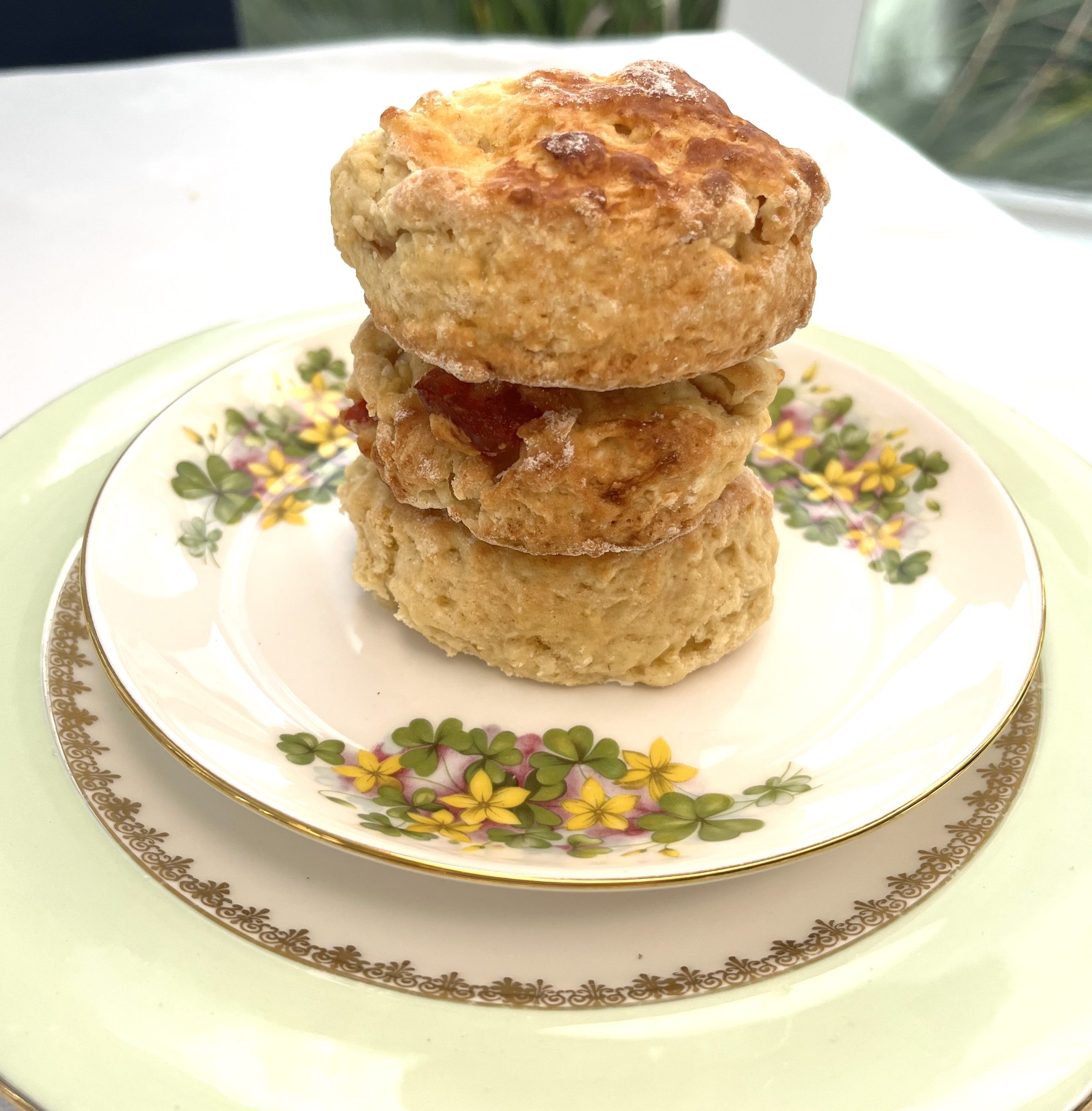 Pear Cherry and Ginger Scones - Castlewood House Dingle